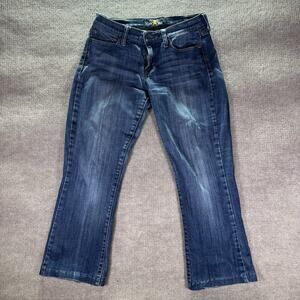 Lucky Brand Womens Sofia Boot Cut Jeans Blue Stretch Medium Wash Mid Rise 4/27‎